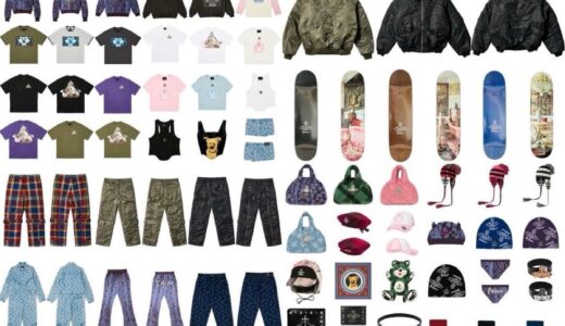 PALACE SKATEBOARDS × Vivienne Westwood “AUTUMN 24” Week5が国内9月7日に発売予定 【全商品一覧】