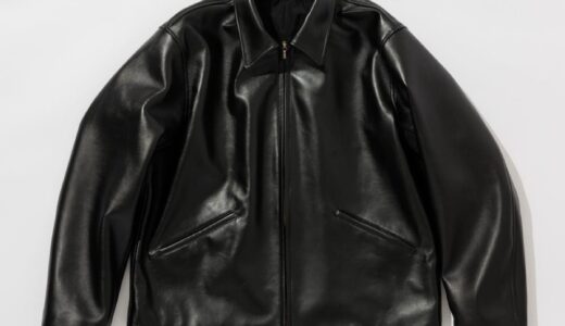 A.PRESSE for BIOTOP Leather Sports Jacket が国内9月14日より発売