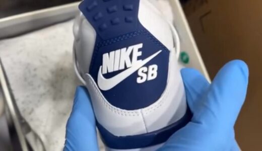 Nike SB x Air Jordan 4 SP “White Navy”が2025年夏に発売予定 ［DR5415-100］