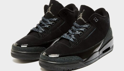 Nike Air Jordan 3 Retro “Black Cat”が2025年1月11日に復刻発売予定［CT8532-001］