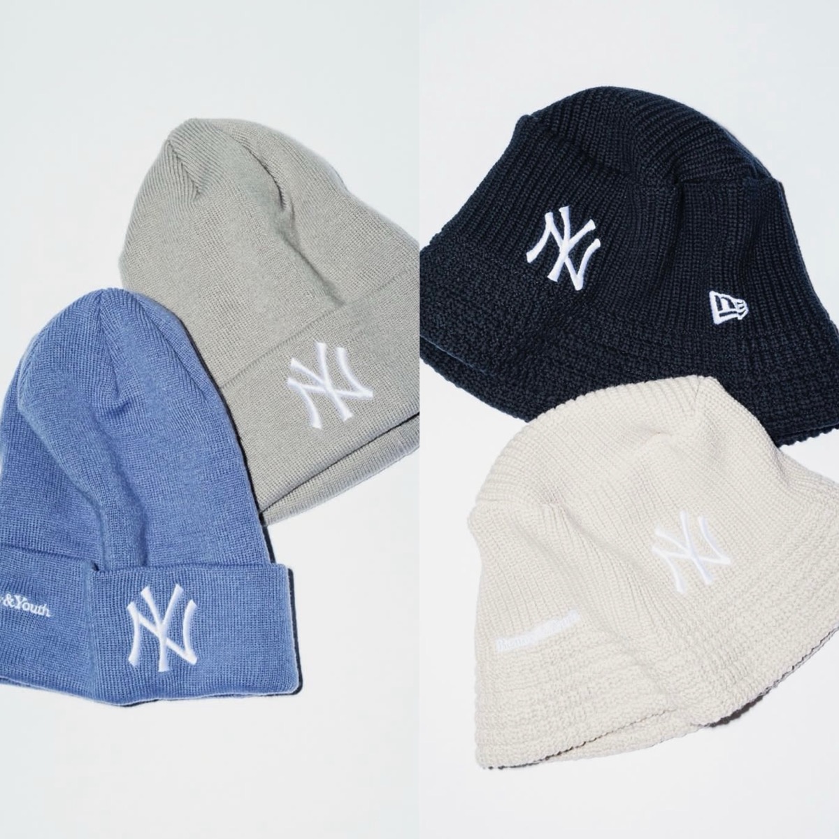 New Era for BEAUTY&YOUTH 24FW 別注ビーニー＆ニットバケット