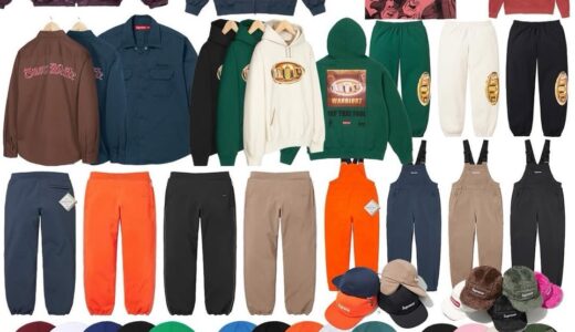 Supreme x M.O.P. 24FW Week19が国内12月28日に発売【全商品一覧 価格など / 2024FW】