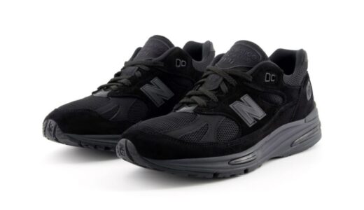 New Balance 991v2 “Triple Black”が発売予定［U991KK2］