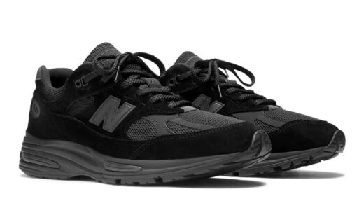 New Balance 991v2 “Triple Black”が国内1月24日より発売［U991KK2］