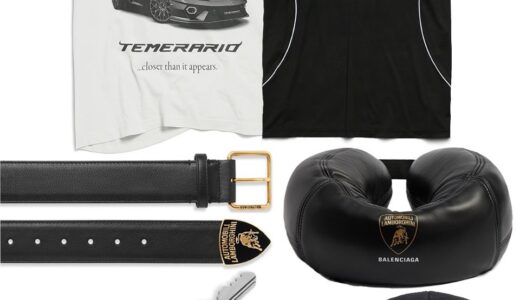 BALENCIAGA x Automobili Lamborghini コラボコレクションが国内発売開始