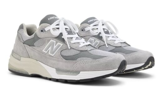 New Balance 992 “Grey”が国内3月14日／3月21日より復刻発売［U992GY］