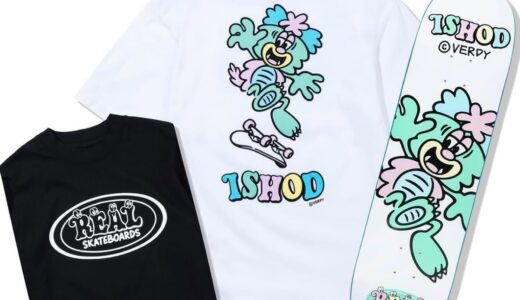 REAL SKATEBOARDS x VERDY コラボアイテムが国内1月25日にGOOD TIMESで発売