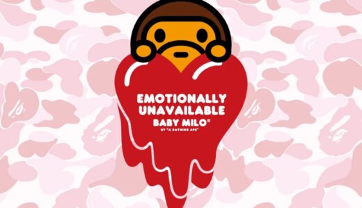 BAPE®︎ x EMOTIONALLY UNAVAILABLE コラボコレクションが国内2月8日より発売