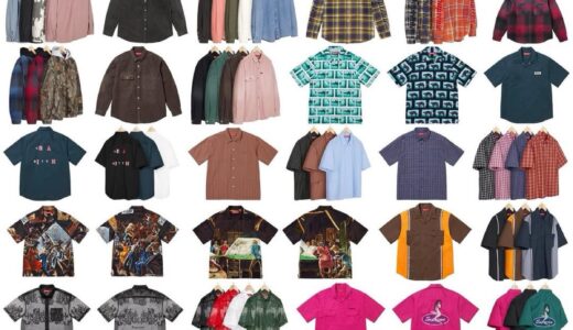 Supreme 2025SSに登場するシャツ類（Shirts）