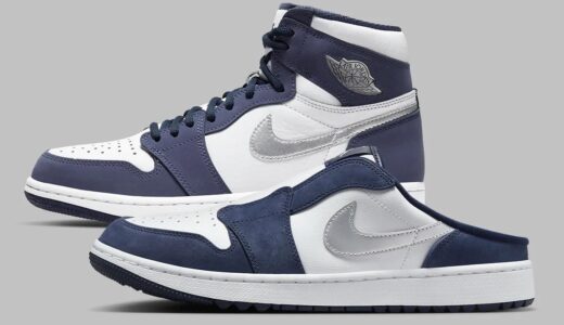 名作カラーを纏った Nike Air Jordan 1 Mule Golf “Midnight Navy”が国内2月28日に発売［FJ1214-102］