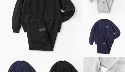 ENNOY x スタイリスト私物 Professional Crew Sweat Set Upの抽選販売が国内3月21日より受付開始