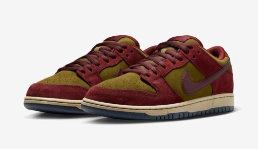 Nike SB Dunk Low Pro “Dark Team Red and Olive Flak”が発売予定 ［HQ1625-600］