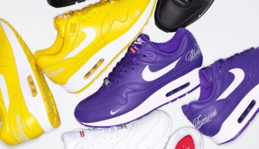 Supreme x Nike Air Max 1 ’87 SP が国内3月22日に発売［HF8813-100 / HF8813-500 / HF8813-001 / HF8813-700］