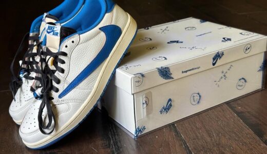 Travis Scott x Nike x FRAGMENT Air Jordan 1 Low OG SP “Sail/Military Blue”が9月20日に発売予定 ［DM7866-104］