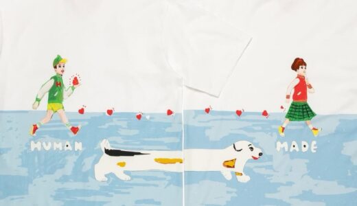 HUMAN MADE x 五月女ケイ子 “2枚を並べるとひとつの絵になる” コラボTシャツが国内5月1日より発売