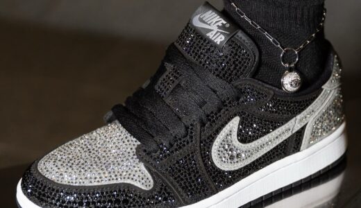 Swarovski x Nike Wmns Air Jordan 1 Low OG “Stealth”が国内5月17日に発売［HM9208-001］