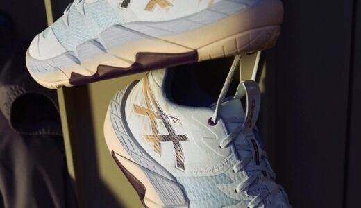 河村勇輝 x Asics コラボバッシュ『UNPREAR SLOW 2 RT & DUNKSHOT MB 10 L.E』が国内5月17日／5月21日より先行予約開始［1063A107 / 1064A023］