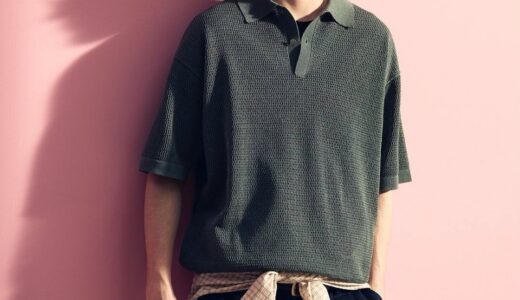 BEAUTY&YOUTH  グリッド状の透かし編みで仕上げたシアーニットポロが国内発売開始