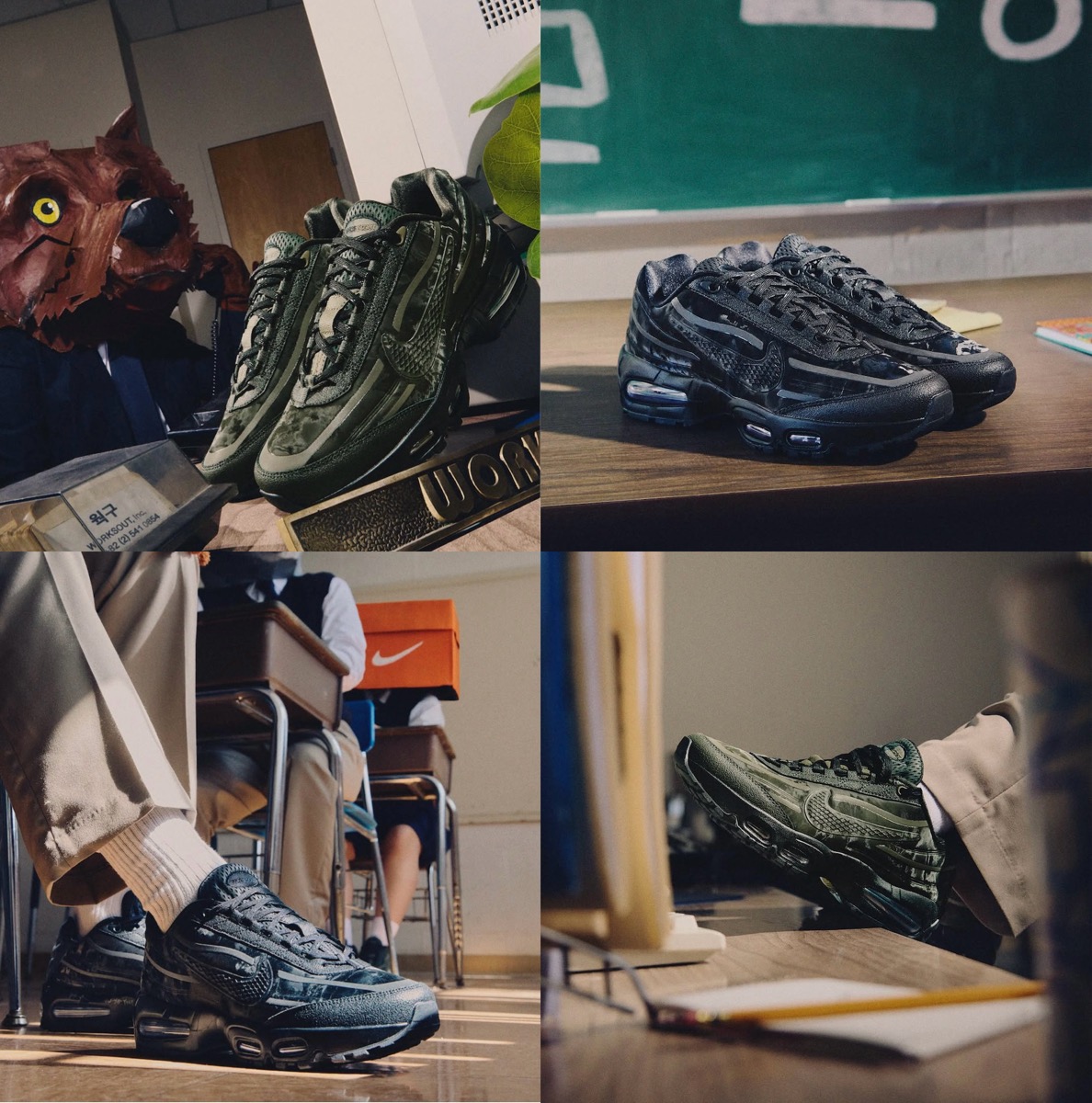 ★NIKE x WORKSOUT★コラボ★AIR MAX 95 SP★追跡可 Worksout x Nike Air Max 95 Collab Releases on SNKRS in June