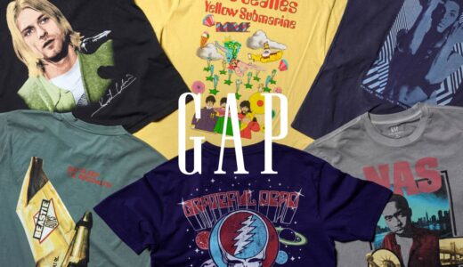 GAP『Vintage Music Tees』の新作が国内7月1日より発売