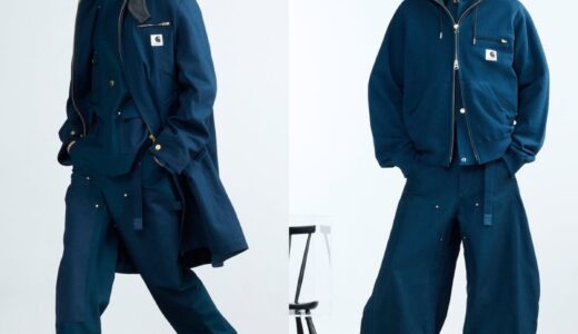 sacai x Carhartt WIP 2026年春夏コラボコレクションが発売予定【26SS】