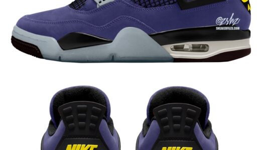 LakersカラーのNike Air Jordan 4 Retro “Imperial Purple”が発売予定 ［FV5029-500］