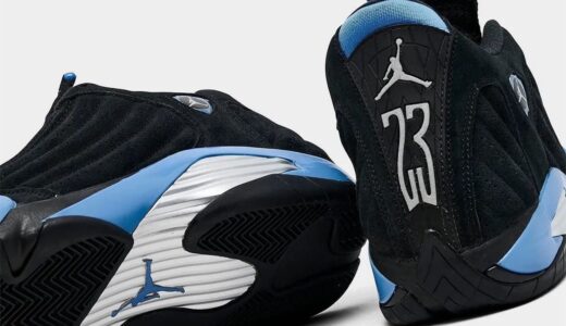 Nike Air Jordan 14 Retro “Black/University Blue”が国内3月21日に復刻発売［487471-007］