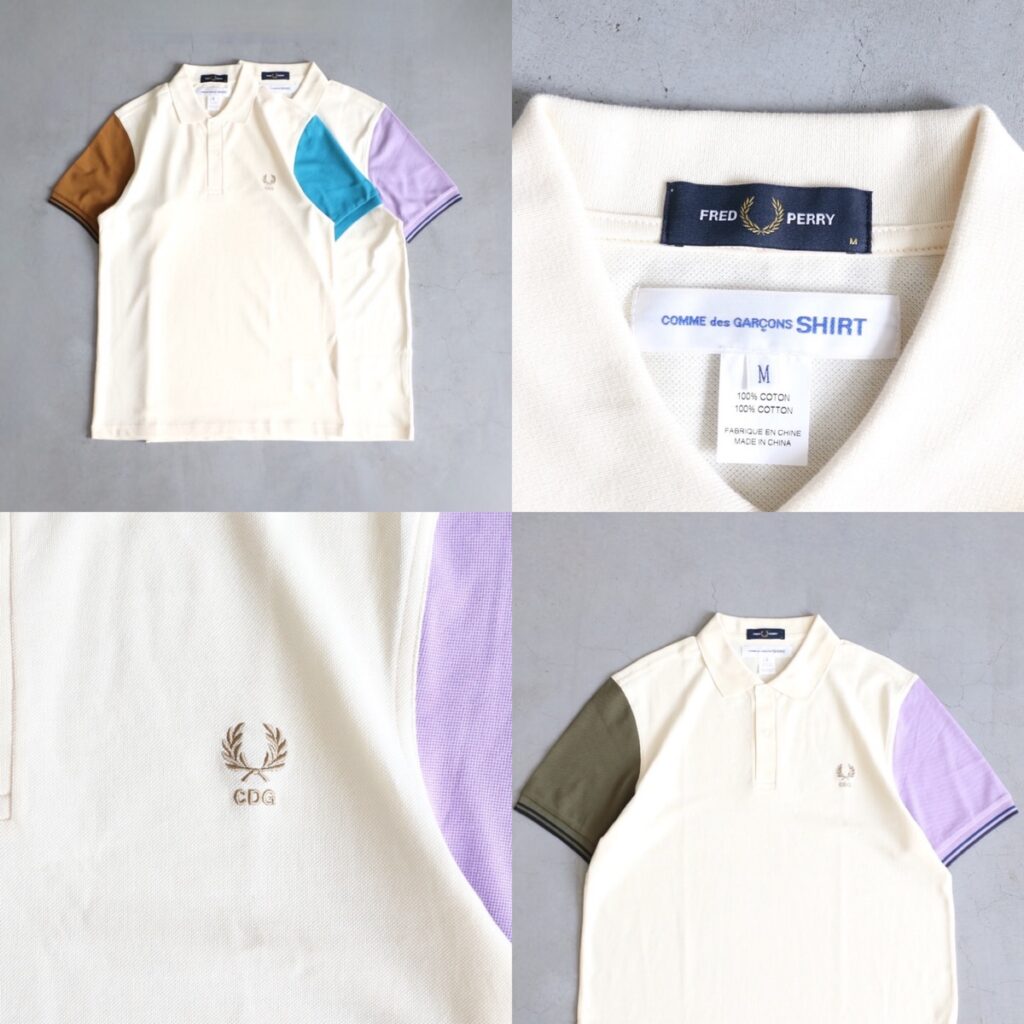 COMME des GARCONS x FRED PERRY 半袖 ポロシャツ COMME des GARÇONS SHIRT x FRED PERRY 25FW コラボポロシャツ第