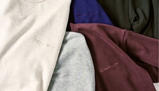 Champion x 417 EDIFICE 25AW 別注クルーネックスウェットの国内先行予約が開始