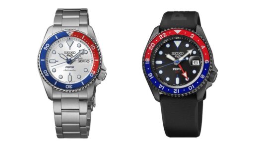 【日本では500本限定】Seiko 5 Sports x Pepsi コラボウォッチ全2種が国内9月5日に発売 【先行予約あり】