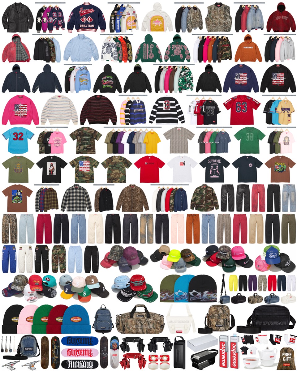 Supreme 25FW Week1 が国内8月30日に発売【全商品一覧 価格など