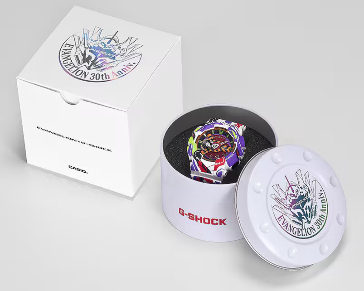 新世紀エヴァンゲリオン x G-SHOCK コラボウォッチが国内9月3日