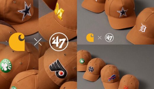 Carhartt x ’47 for NFL / NCAA / NBA / NHL / MLB® コラボキャップコレクションが発売開始