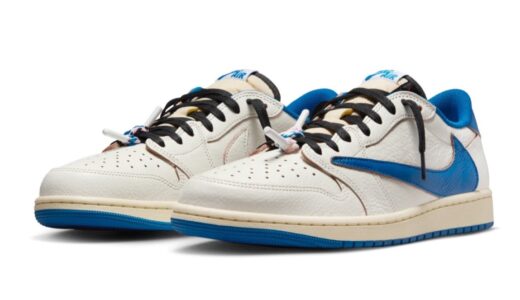Travis Scott x Nike x FRAGMENT Air Jordan 1 Low OG SP “Sail/Military Blue”が9月20日に発売予定 ［DM7866-104］