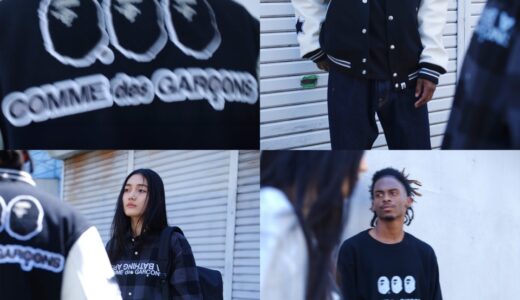 BAPE®︎ x COMME des GARÇONS 2025年秋冬コラボコレクションが国内9月20日より発売