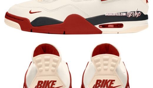 Nigel Sylvester x Nike Air Jordan 4 Retro OG SP “Sail and Cinnabar”が5月9日より発売予定 ［IQ8055-100］