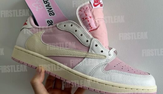 Travis Scott x Nike Air Jordan 1 Retro Low OG “Shy Pink” Packが発売予定 ［IQ7604-100 / IQ7604-101］