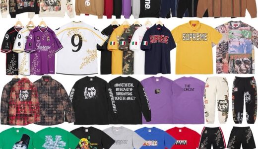 Supreme 25FW Week7 Fall Teesが国内10月11日に発売【全商品一覧 価格など / 2025FW】