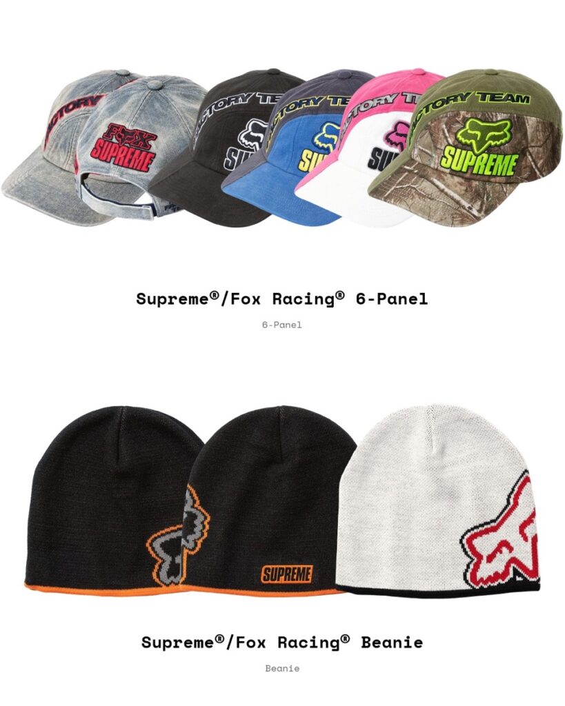 Supreme x Fox Racing 25FW Week9 が国内10月25日に発売【全商品一覧 価格など / 2025FW】 | UP ...