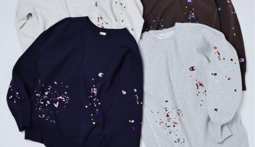 Champion x JOURNAL STANDARD relume 25FW 別注 R/W 刺繍スプラッシュ スウェットの国内先行予約が開始 ［26070465000310］