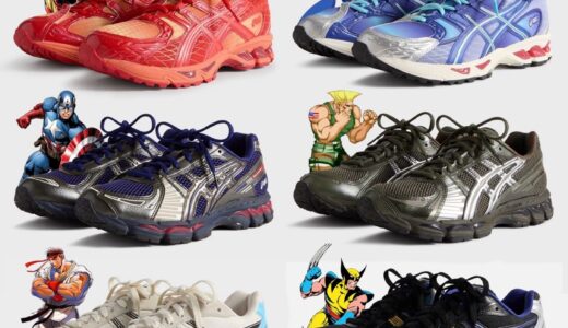 Kith x ASICS for Marvel vs. Capcom コラボスニーカーが国内11月14日より発売