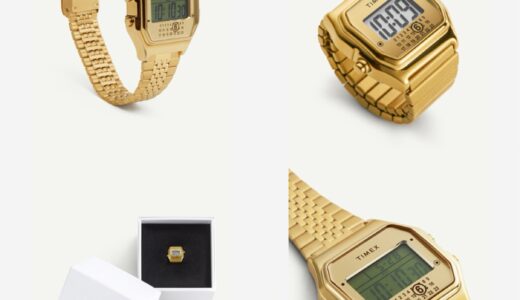 MM6 Maison Margiela x TIMEX『T80 リングウォッチ＆ギフトセット』のゴールドver.が国内11月17日より発売