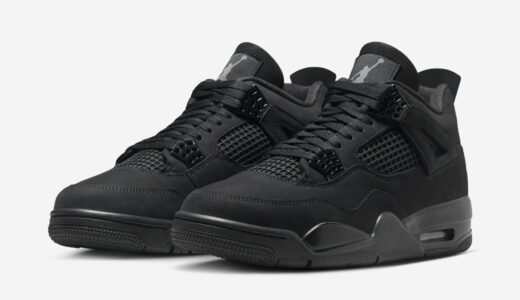 Nike Air Jordan 4 Retro “Black Cat”が11月28日に復刻発売予定 ［FV5029-010］