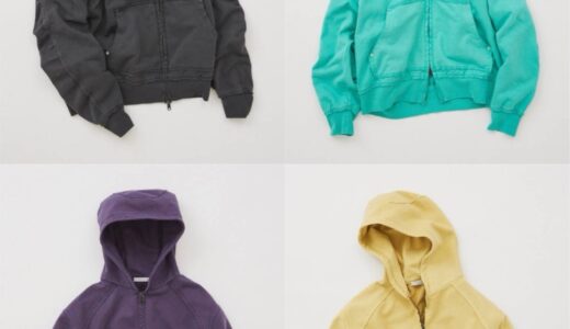 JOURNAL STANDARD 26SS『ラウンドスリーブ ZIPフーディ & プルオーバースウェット』が国内発売開始 ［26070600550010 / 26070600551010］