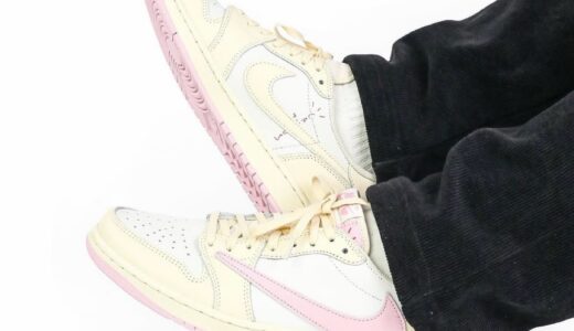 Travis Scott x Nike Air Jordan 1 Retro Low OG “Shy Pink” Packが発売予定 ［IQ7604-100 / IQ7604-101］
