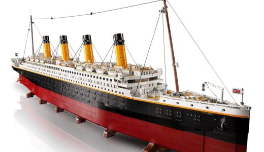 LEGO® 豪華客船の特大レプリカモデル『レゴ®タイタニック号』が国内1月30日に再販