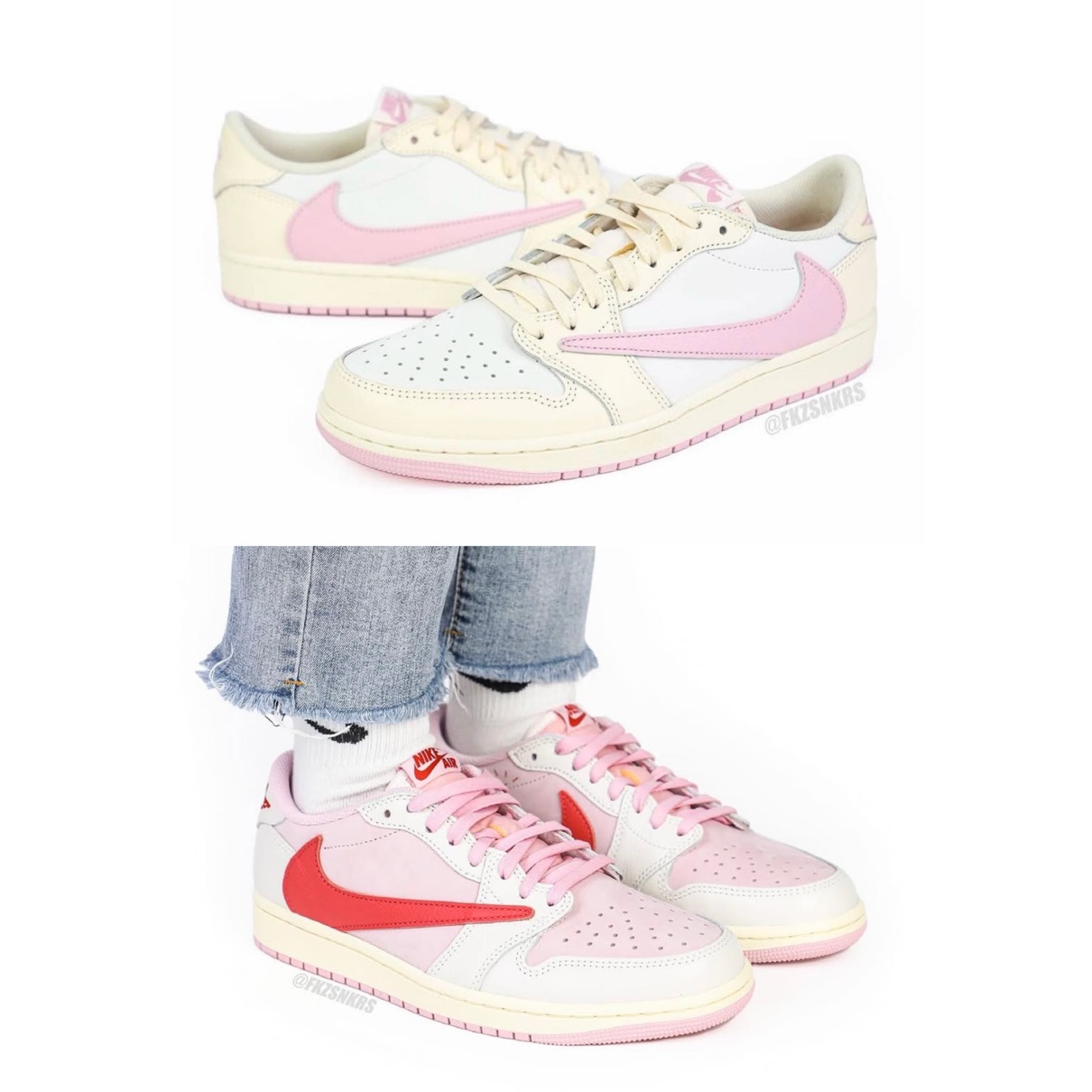 Travis Scott x Nike Air Jordan 1 Retro Low OG “Shy Pink