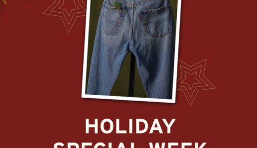 Levi’s® HOLIDAY SPECIAL WEEK が国内12月1日から開始。期間中は新作の発売や人気アイテムの再入荷も