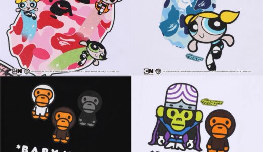 BAPE®︎ x THE POWERPUFF GIRLS コラボコレクションが国内12月14日より発売