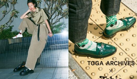 TOGA x Tabio コラボソックス第6弾が国内12月19日／12月20日より発売開始